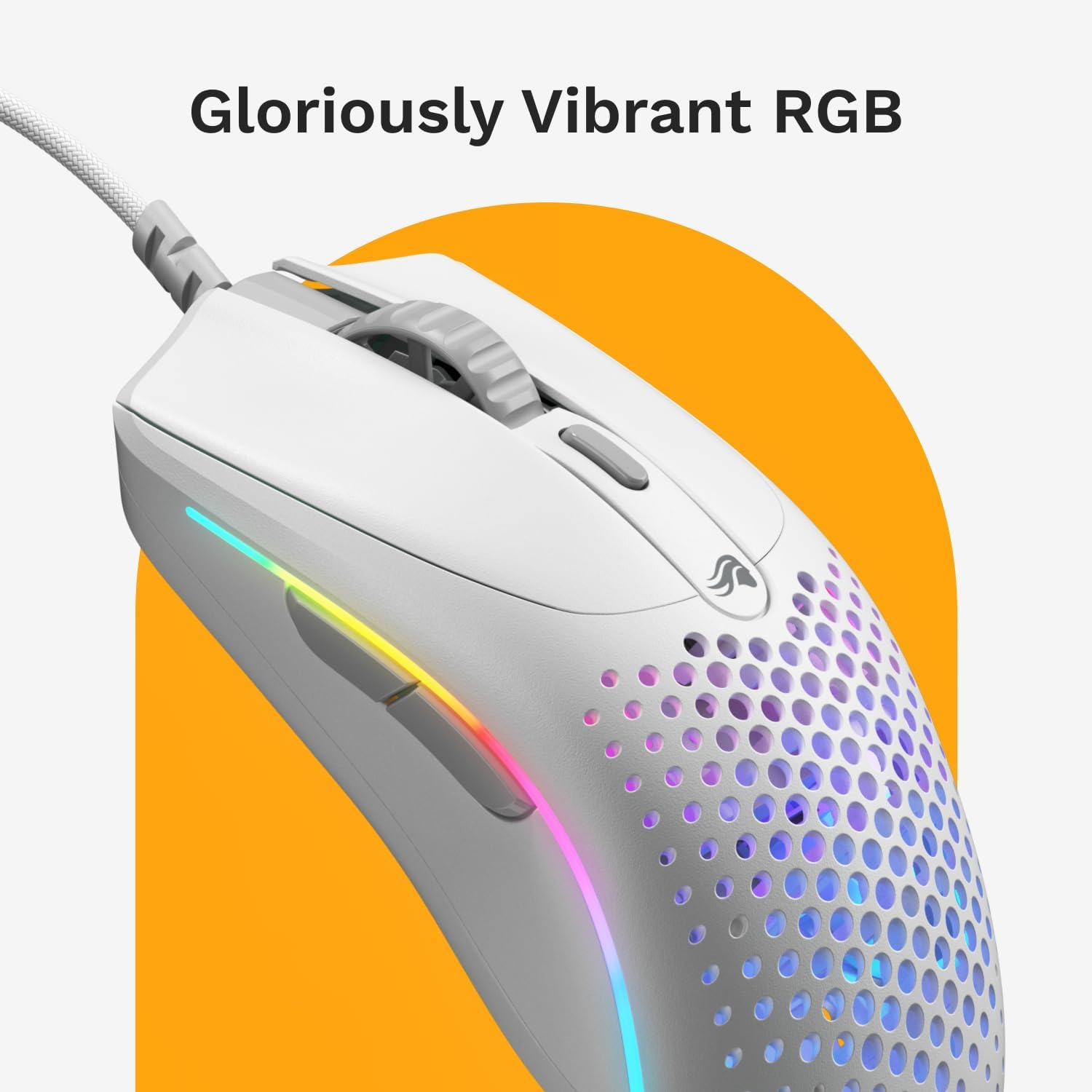 Glorious Model O 2 Mini Wired Gaming Mouse - White Glorious Model O 2 Mini Wired Gaming Mouse - White